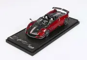 BBR 1/43 Pagani Huayra BC Roadster Metallic Red Resin Model In Stock Minicar