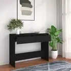 vidaXL Console Table Black 100x35x76.5 cm Engineered Wood BMG