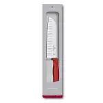 【VICTORINOX 瑞士維氏】麵包刀 21CM-紅(5.1630.21G)