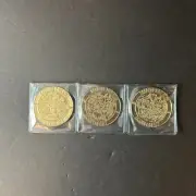 Garbage Pail Kids 24KT GOLD PLATED CHALLENGE Coin SET of 3
