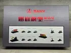 1:87 SANY Mini Model Box Set Forklift Crane Pump Truck Excavator Grade Roller