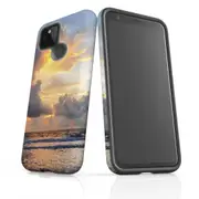 For Google Pixel 5 Case Armour Protective Cover Thai Sunset