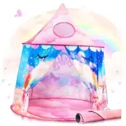 Kids Play Tent Pop Up Tent with Mat for Toddler Girls and Boys Rainbow Unicorn