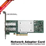 New Dell QLogic QL41262HFCU-DE-OSTK Dual Port 25GbE SFP28 CNA Full Height 51GRM