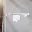 Leifheit Telegant Plus 70 Wall Mounted Clothes Airer White