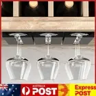 Wine Glass Rack Under Cabinet Stemware Holder Hanger Kitchen Bar Organizer`