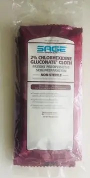 ONE PK/3 (Sage Chlorhexidine Gluconate Cloth Non Sterlite)