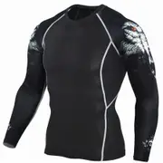 Wolf 3D Printed Compression Shirt