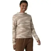 prAna Snowbound Sweater Small Snowflake Wool Beige White Women's NWT MSRP $150