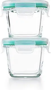 OXO Good Grips 4-Piece Smart Seal Leakproof Mini Glass Container Set