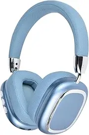 Wireless Headphones with Mic, Stereo Sound Over-Ear Headphones, Rechargeable BT Earphones 5.91x2.76x7.48 Inches for Home, Travel, Business Trips, Camping, Vacation