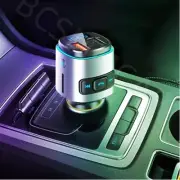 USB Charger Adapter Bluetooth 5.0 Wireless Car FM Transmitter MP3 Player Radio (for: Fiat)