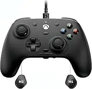 GameSir G7 Wired Controller for Xbox Series X|S, Xbox One and Windows 10/11 - Black - with Swappable White Faceplate 3.5mm headphone jack