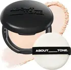 ABOUT TONE Blur Powder Pact - Pressed Powder Compact with Mirror and Puff Makeup