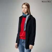 在飛比找momo購物網優惠-【Master Max】腰內可調鬆緊連帽休閒長版外套(822