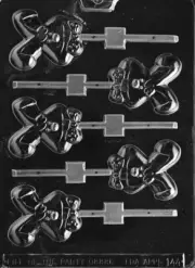 GOOFIE BUNNY LOLLY mold Chocolate easter bunnies