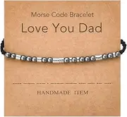 [YangQian] Fathers Day Bracelet for Dad Appreciation Thank You Daddy Gift Dad Birthday Wedding Gifts for Father Keepsake Gifts for Dads