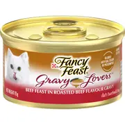 Fancy Feast Gravy Lovers Beef Wet Cat Food 85g