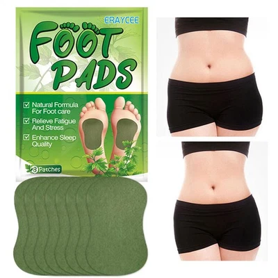 Detox Foot Patches Natural Wormwood Body Cleansing Foot Pads Self Heating Patch