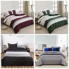 Stripes Duvet Doona Quilt Covers Set Double Queen King Size Bedding Pillowcases