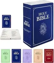Bible Pillow Book Plush That Opens, BiblePillow, Cozy Faith BiblePillow, BookShape BibleVerse for Kids, BiblePlush Book, The Original Pillow (Blue)