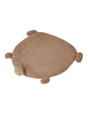 [PaWz] Cushion Puppy Kennel Mat Pet Calming Bed with Dog Squeaky Toys in Tan
