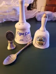 4 Massachusetts State Souvenirs 3 Bells & Spoon N.E. Aquarium Cape Cod Plymouth