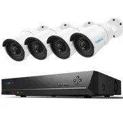 Reolink 5MP/2K 8 Channel NVR Surveillance System with 2TB HDD 4x RLC-410 AI Bullet Cameras [RLK8-410B4-5MP(AI)]
