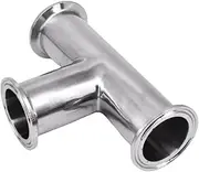 12.7/19/25/32/38/45/51mm Pipe OD 0.5" 1.5" 2" Tri Clamp Tee 3 Way Connector Sanitary Pipe Fitting SUS304/316 Stainless Homebrew (Color : SUS316, Size : 108MM OD K119MM_T Type)