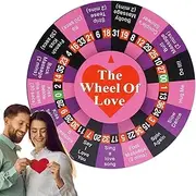Couples Roulette, Fun Love Games for Adults, Battery-Operated Drinking Game with Number Pattern Disc Shape, Interactive Fidget Toy Perfect for Parties and Date Nights