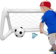 Soccer Net - Foldable Soccer Goal Practice Set - Interactive Toys with Ball & Ground Stakes, Family Fun Sports Games for Kids Adults Youth