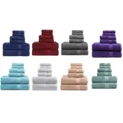 Combed Cotton Towel Set Bath Towel/Hand Towel/Face Washer Sets