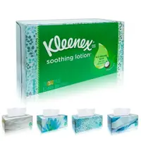 在飛比找樂天市場購物網優惠-【Kleenex】美國頂級柔滑盒裝面紙 130抽(添加椰油蘆