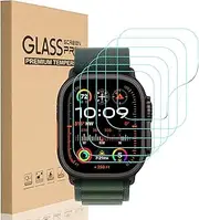 [6 Pack] Screen Protector for Apple Watch Series 10 Ultra 2 49 mm, Anti-Scratch HD Clear Premium TPU Soft Full Coverage Film for iWatch S10 Ultra 2 2024