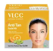 VLCC Anti Tan Facial Kit Fades Tan and Soften Sun Exposed Skin (60gm)