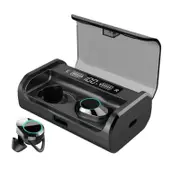 V5.0 Bluetooth Stereo Earphone Wireless IPX7 Waterproof Touch Earbuds Headset 3300mAh Battery LED Display Type-c Charge Case - G06 dual LED