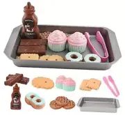 Cookie Play Food Set, Play Food for Kids Kitchen - Toy Food Accessories - Toy