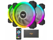 Aigo DR12 2019 Version 3IN1 120mm RGB LED Adjustable Color Quiet High Airflow
