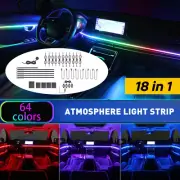 RGB Car Symphony Atmosphere Interior Acrylic LED Guide Fiber Optic Ambient Light (for: Porsche)