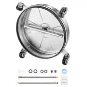 16.5" Surface Cleaner for Pressure Washers, 4000 PSI Max, with 4 Wheels