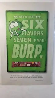 Sour Punch Straws Candy Vintage Print Ad/Poster Official Promo Art!
