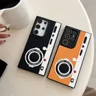 For Samsung Galaxy S25 Ultra S24 S23 S22 Releases 3D Camera Pattern Phone Case