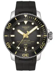 [Tissot] Seastar 2000 Professional Powermatic 80 T1206071744101 Automatic Watch in Black