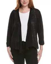 NIC+ZOE Plus Linen-Blend Cardigan