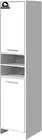 185Cm Bathroom Storage Cabinet Adjustable Cupboard Side Table Shelf White