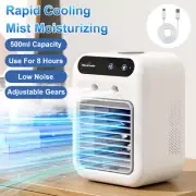Humidifier Portable Air Cooler Fan USB Mini AC Air Conditioner Personal Cooling