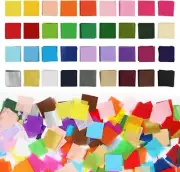 5400 Pcs Tissue Paper Squares 1*1 inch 36 Assorted Colored Tissue Paper for A...