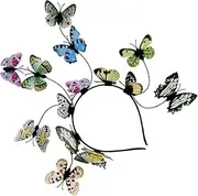 [Healvian] Butterfly Fascinator Headband for Women Lightweight Tea Party Hair Accessory Elegant Headdress for Cocktail Events Garden Parties and Special Occasions Unique Design and