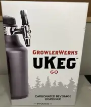 GrowlerWerks uKeg GO Pressurized Growler - 64 oz. - Tungsten