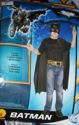 NWT The Dark Knight - Batman Costume Boys M 8 Halloween Dress Up